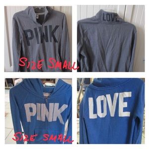 2-PINK VICTORIA SECRETS SWEATSHIRTS